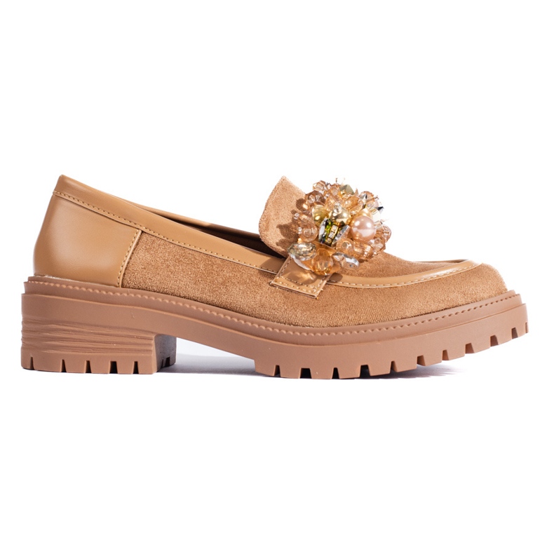 Dámské béžové semišové mokasíny od Shelovet béžový