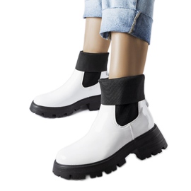 Bílé nazouvací pracovní boty Breolungi bílý Bílé nazouvací pracovní boty Breolungi bílý