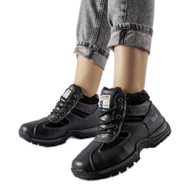 Black Falla zimní dělníci černý