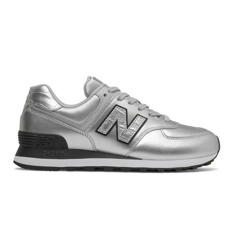 Boty New Balance W WL574PN2 stříbrný