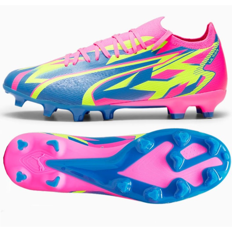 Boty Puma Ultra Match Energy Luminous FG/MG M 107543 01 modrý