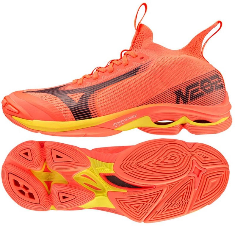 Boty Mizuno Wave Lighting Neo2 M V1GA220202 červené