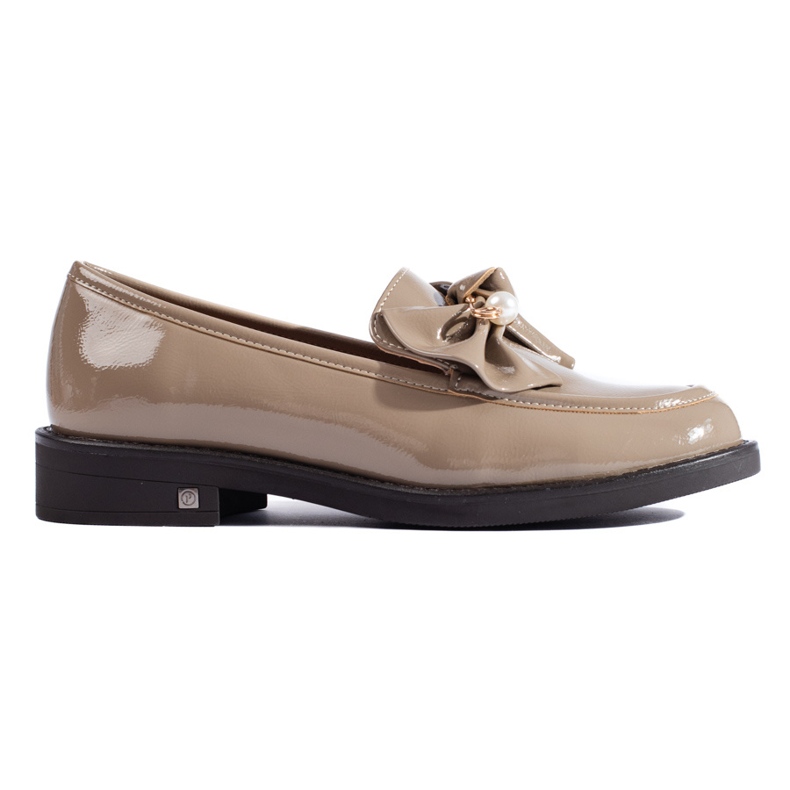 W. Potocki Lakované dámské boty Potocki šedá