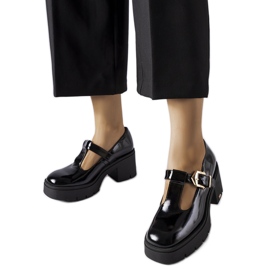 Černé boty Karino 4821/090-P BLACK/NAPLAK černý