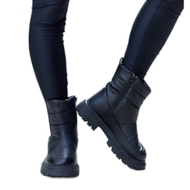 Černé zateplené sněhule Galvani černý