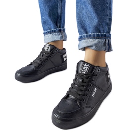 Černé zateplené tenisky Big Star EE274351 černý