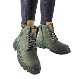 Zelené zateplené boty Doutor zelená