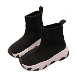 Dětské sportovní ponožky Boty Black and White Zaelin černý
