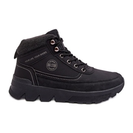 Pánské trekové boty Black Big Star MM174016 černá