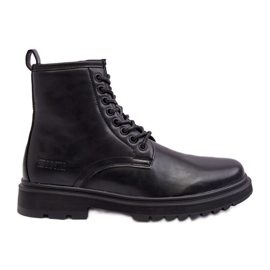 Trappers izolované boty se zipem Black Big Star MM174080 černý