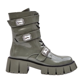 Dámské pracovní boty Patent Green S.Barski MR870-61 zelený