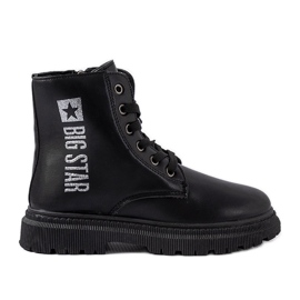 Černé zateplené holínky Big Star MM374152 černý
