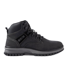 Černé pánské kozačky Big Star MM174019 černý