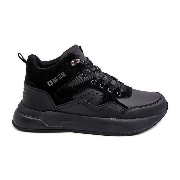 Zateplené pánské sportovní boty Black Big Star MM174161 černá