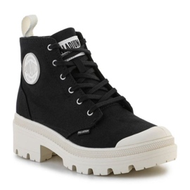 Boty Palladium Pallabase Twill W 96907-030-M černá Boty Palladium Pallabase Twill W 96907-030-M černá