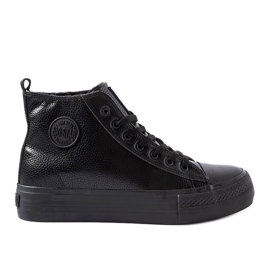 Černé zateplené tenisky Big Star MM174065 906 černý