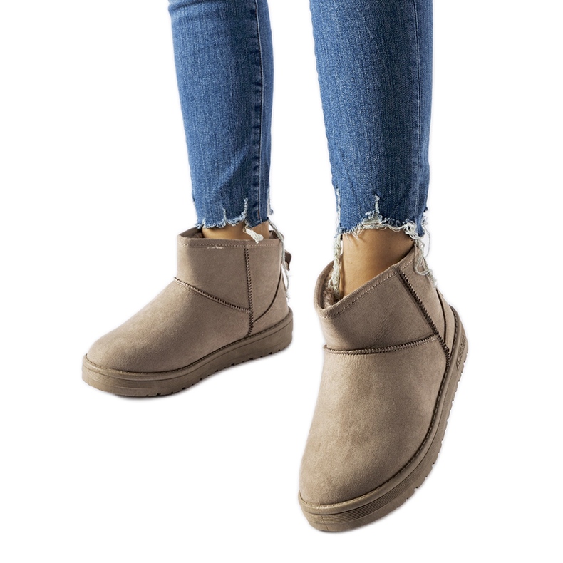 Béžové dámské sněhule Big Star KK274294 béžový