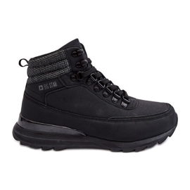 Trapper Šněrovací trekingové boty Black Big Star MM274677 černý