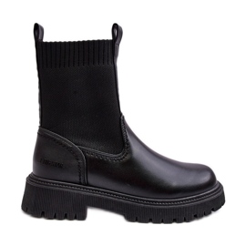 Černé ploché boty Big Star MM2745432 černý