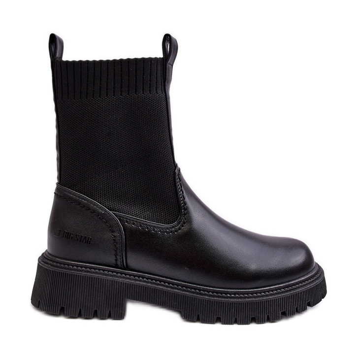 Černé ploché boty Big Star MM2745432 černá