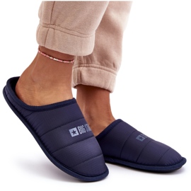 Dámské klasické navy modré pantofle Big Star KK274601 modrý