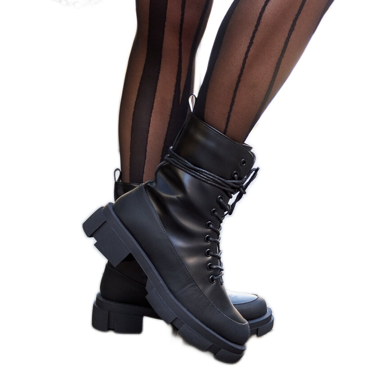 Černé klasické zateplené dělníky Apodaca černá