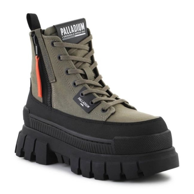 Boty Palladium Revolt Boot Zip Tx W 98860-325-M zelená Boty Palladium Revolt Boot Zip Tx W 98860-325-M zelená