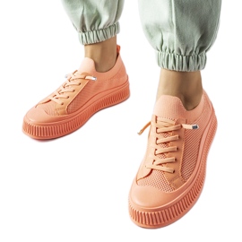 Oranžové slip on tenisky Callimaco pomerančový