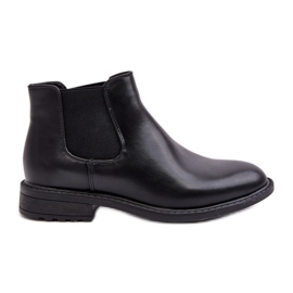Pánské Chelsea Boots Low Black Dymidi černá