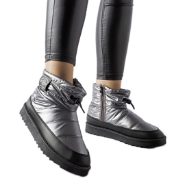 Šedé sněhule Lee Cooper LCJ-23-44-1966L stříbro