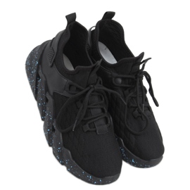 Ponožkové sportovní boty Indu Black černá Ponožkové sportovní boty Indu Black černá