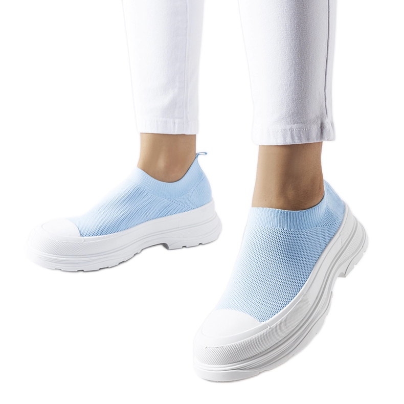 Modré tenisky na platformě Baratili modrý