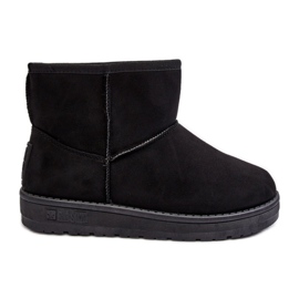 Dámské sněhule podšité kožešinou Black Big Star MM274158 černý