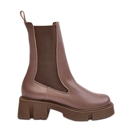 Dámské Chelsea Boots 2693/230 Laura Messi Brown hnědý Dámské Chelsea Boots 2693/230 Laura Messi Brown hnědý