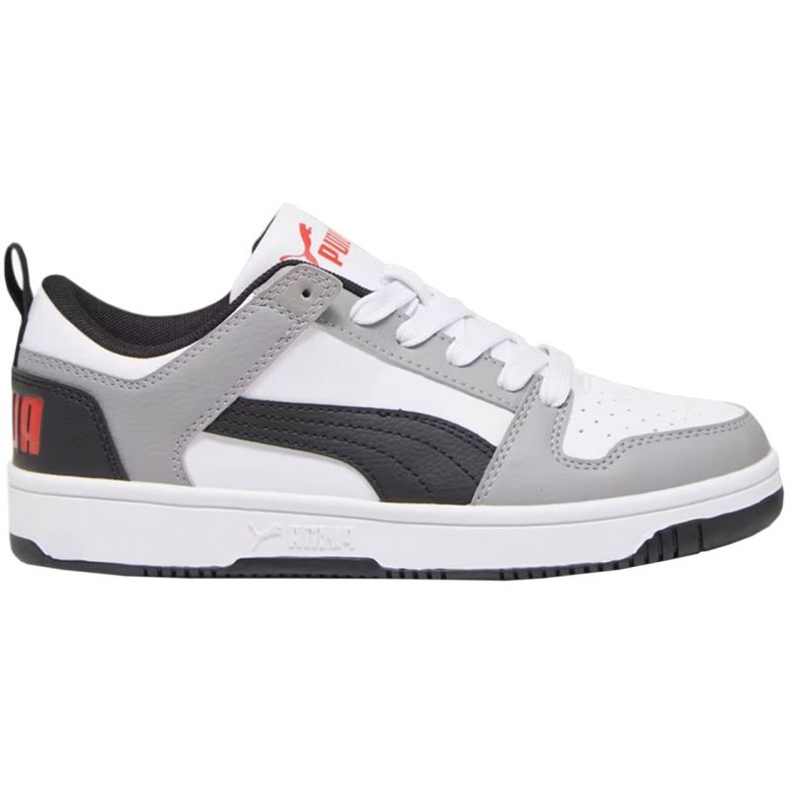 Boty Puma Rebound Layup Lo Sl Jr 370490 20 bílý