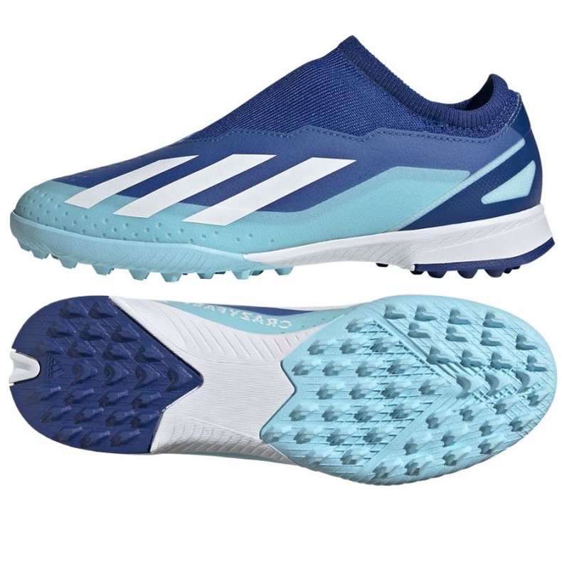 Kopačky adidas X Crazyfast.3 Ll Tf IE1500 modrý Kopačky adidas X Crazyfast.3 Ll Tf IE1500 modrý