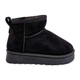 Dětské sněhule zateplené černá Nallita černý