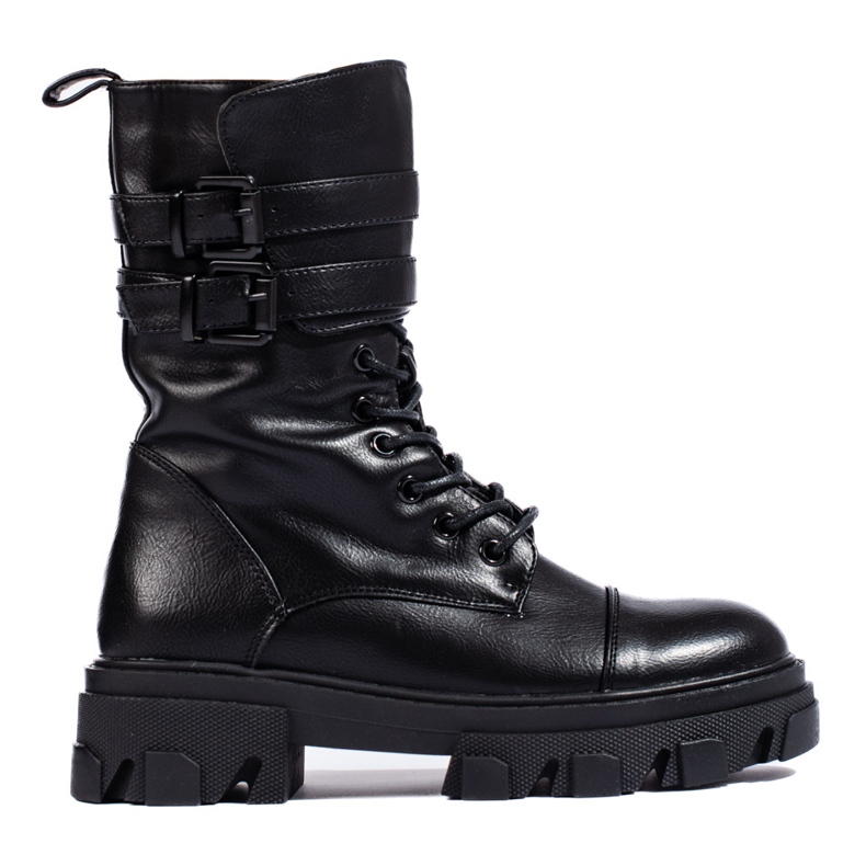 Černé dámské tašky s přezkami Shelovet černá