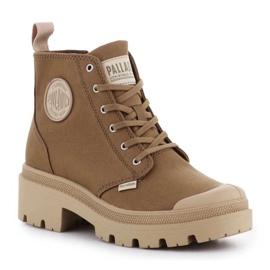 Boty Palladium Pallabase Twill W Butternut 96907-204-M zelený