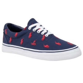 Boty Polo Ralph Lauren Thornton M 816839230001 modrý Boty Polo Ralph Lauren Thornton M 816839230001 modrý