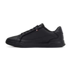 Boty Tommy Hilfiger Lo Cup Lth M FM0FM04827BDS černý