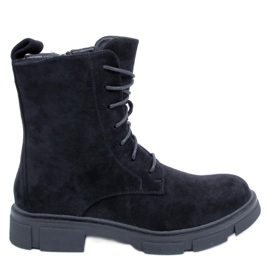 Šněrovací pracovnice Zoe Black černý