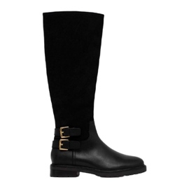 Boty Lauren Ralph Lauren Emelie W 802875299001 černý