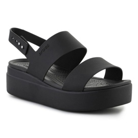 Sandály Crocs Brooklyn Low Wedge 206453-060 černý