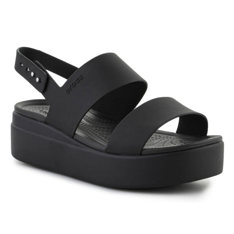 Sandály Crocs Brooklyn Low Wedge 206453-060 černá