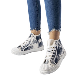 Inna Turistico tmavě modré tenisky s oděrkami modrý