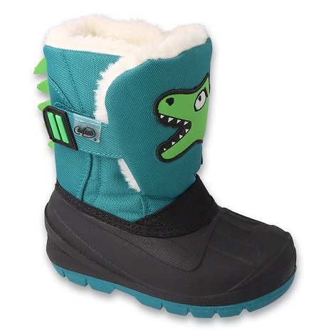 Befado dětské boty sněhule 160X016 zelená