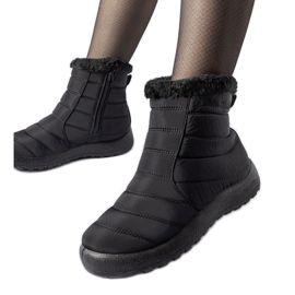 Černé zateplené sněhule Valparaiso Water Resistant černý
