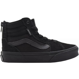 Boty Vans Yt Filmore Hi Zip Jr VN0A5HZFGL4 černý