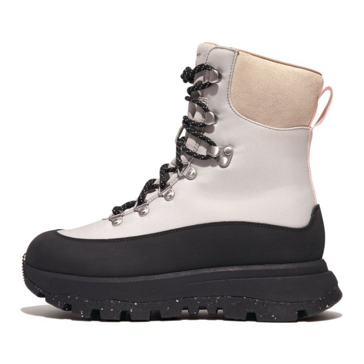 Vycházkové boty FitFlop Neo-D-Hyker E01 z voděodolné látky/semiš W GP6-231 béžový